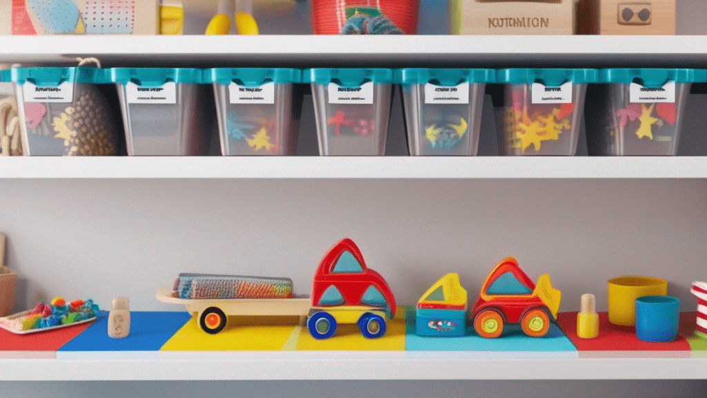 Toy Rotation & Playroom Organization- Declutter & Delight